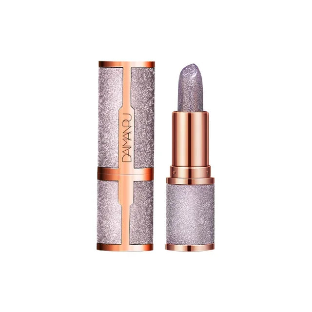 Diamond Temperature Color Changing Glitter Lipsticks Waterproof Longlasting Moisturizing Velvet Matte Lip Tint Sexy Lips Makeups - Glowing Love