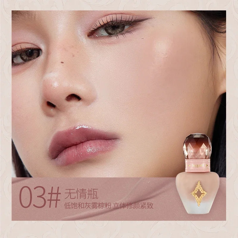 Liquid Blush Makeup - Blendable & Buildable Lightweight Cheek Color Blush Cream Natural Brighten Contouring Korean Cosmetics