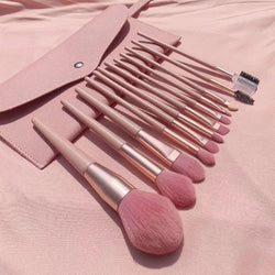 12-Piece Professional Makeup Brush Set – Soft, Stylish & Essential