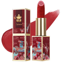 CATKIN Summer Palace Lipsticks Semi-Matte Lipstick Long Lasting for 24H，Lightweight Soft and Ultra Hydrating Lipsticks