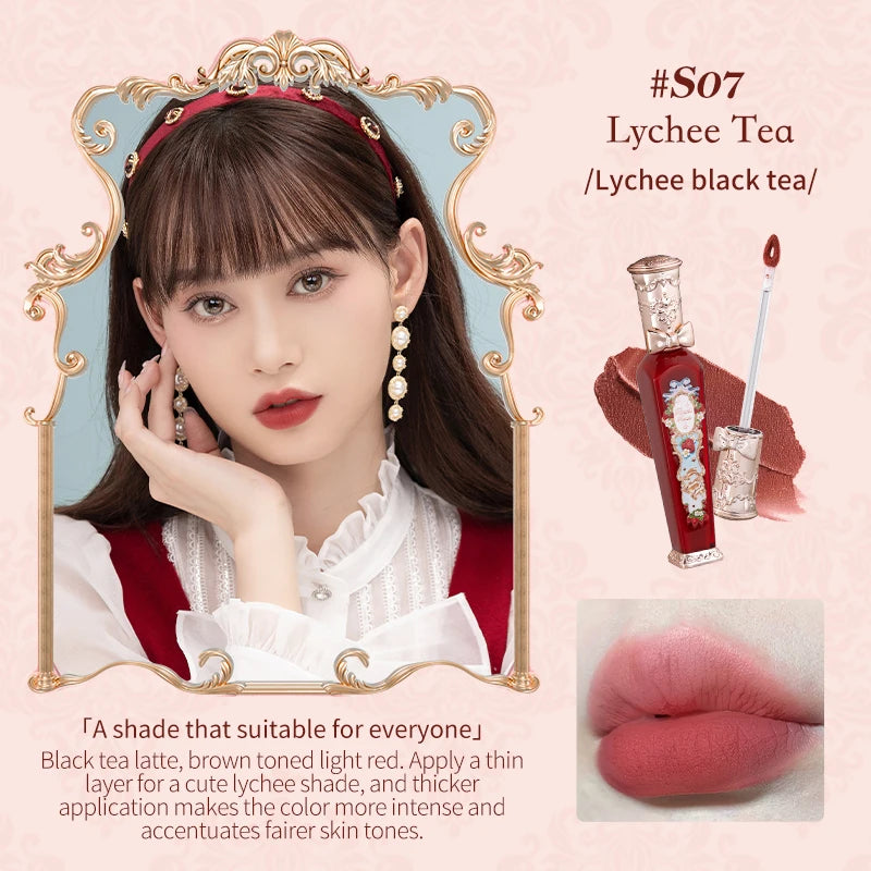 Flower Knows Strawberry Rococo Series Cloud Lip Cream Lipsticks 3.5g - Glowing Love