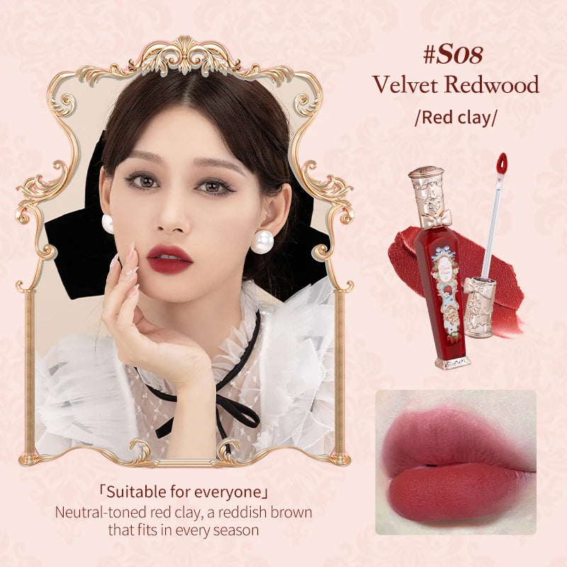Flower Knows Strawberry Rococo Series Cloud Lip Cream Lipsticks 3.5g - Glowing Love