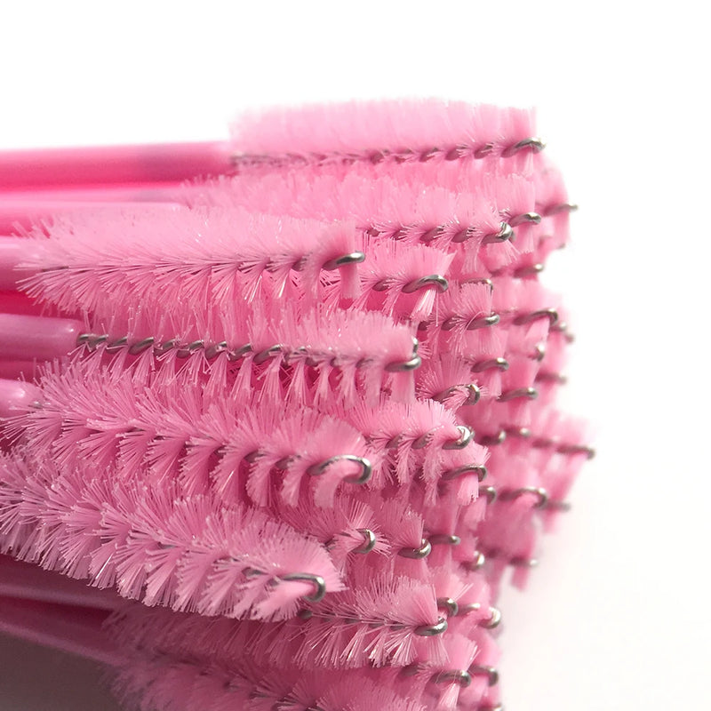 GLAMLASH 50Pcs Lash Brush Eyelash Extension Brush Makeup Brush Makeup Tools
