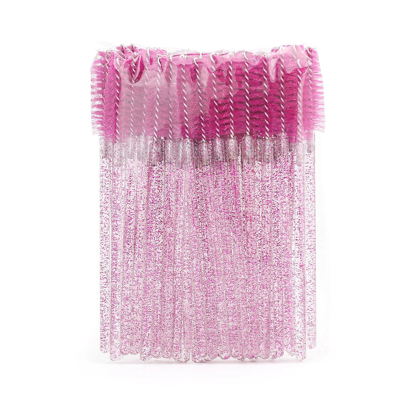 GLAMLASH 50Pcs Lash Brush Eyelash Extension Brush Makeup Brush Makeup Tools