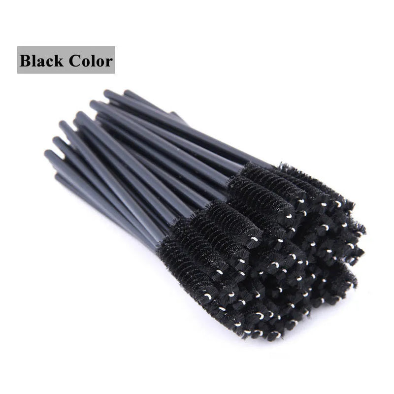 GLAMLASH 50Pcs Lash Brush Eyelash Extension Brush Makeup Brush Makeup Tools