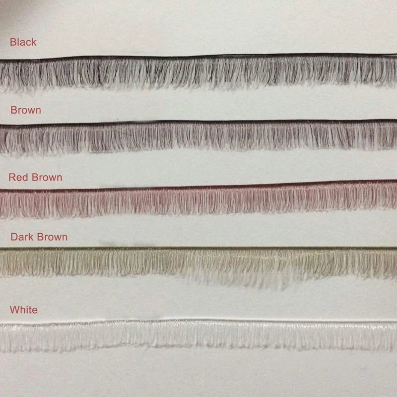 Wholesale 200pcs/lot Doll Accessories Width 6mm,8mm,10mm SD BJD Doll Eyelashes Eyes Lashes For Reborn Doll DIY