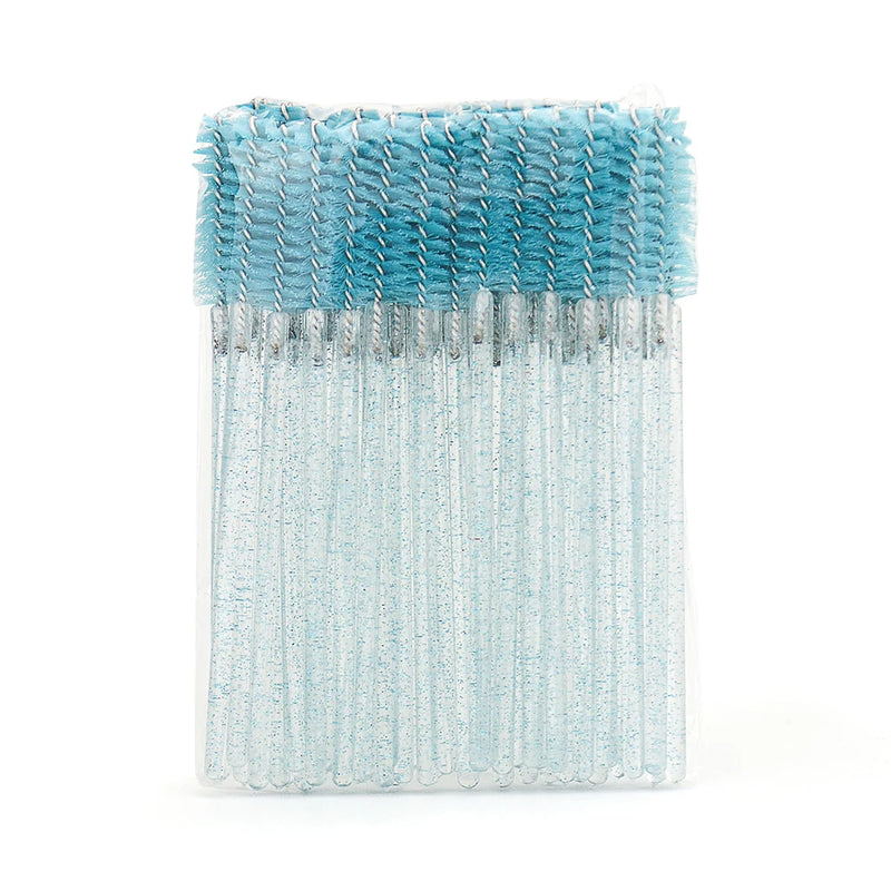 GLAMLASH 50Pcs Lash Brush Eyelash Extension Brush Makeup Brush Makeup Tools