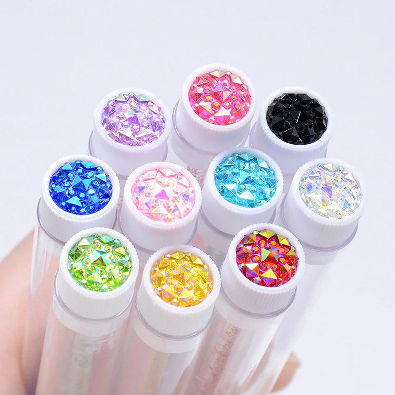 50Pcs Eyelash Brush Tubes With Crystal Lash Mascara Wands Eyebrow Comb Spoolies Container Lash Brush Applicators Makeup Tools