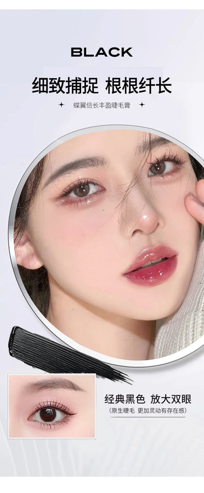 AGAG High Washable Mascara Makeup,Volumizing,Lengthening,Defining,Curling Waterproof Mascara Carbon Black