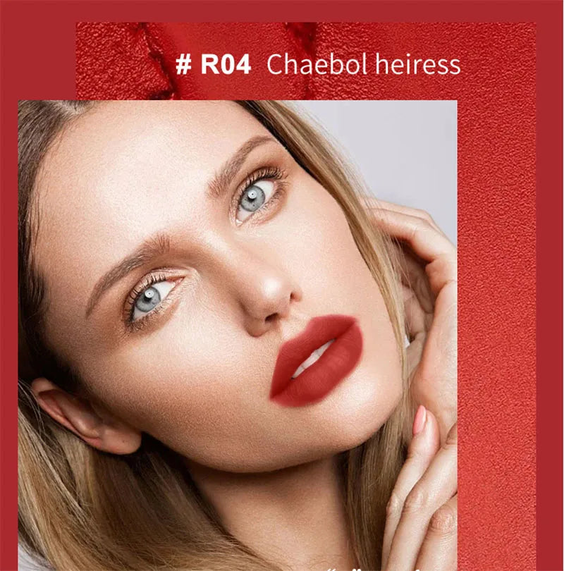 Nude Matte Lipsticks 4 Colors Waterproof Long Lasting Lip Stick Not Fading Sexy Nude Red Pink Velvet Lipsticks Makeup Cosmetic - Glowing Love