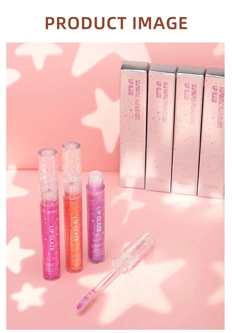 15 Colors Glitter Liquid Lipglaze Tint Laser Holographic Lipsticks Cosmetics Shiny Pigment Waterproof Makeup Women Lipglosses - Glowing Love