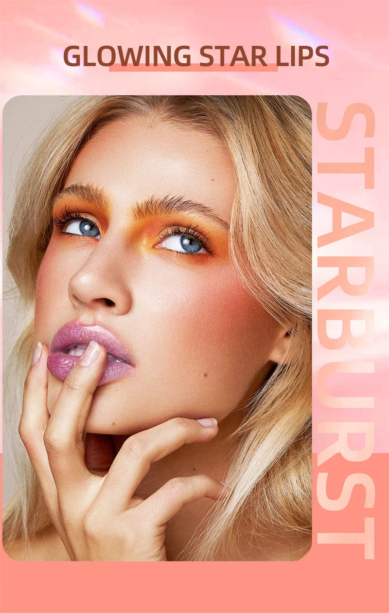 15 Colors Glitter Liquid Lipglaze Tint Laser Holographic Lipsticks Cosmetics Shiny Pigment Waterproof Makeup Women Lipglosses - Glowing Love