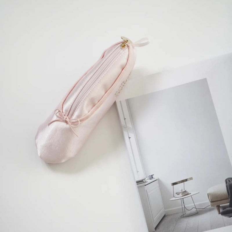 Ballet Shoe Makeup Bag Pencil Bag Cosmetic Suitable for Lipsticks Eyebrow Pencils and Eyeliners