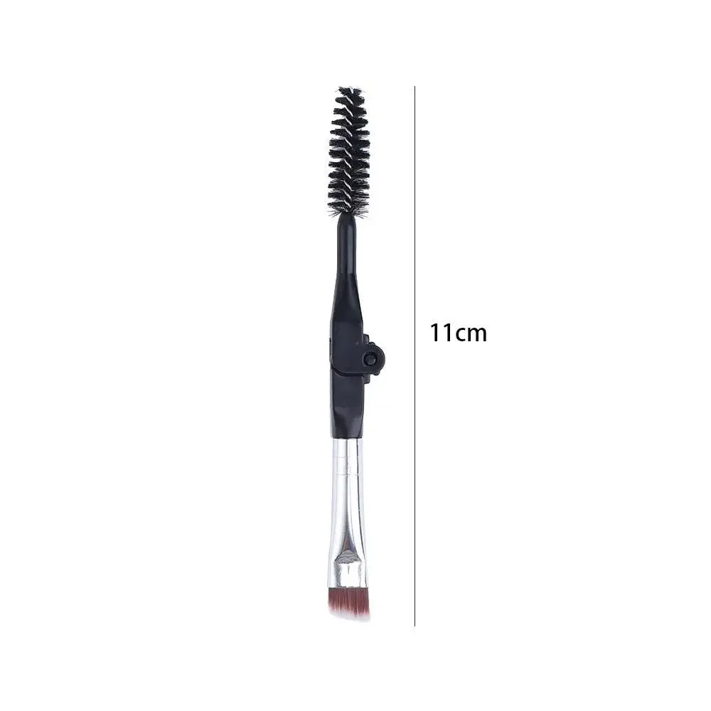 Tool Eyelash Separator Portable  Mascara  Applicator Duo Angled  Eyebrow  Brush Foldable Eyebrow Brush Spoolie Brush lash brush - Glowing Love