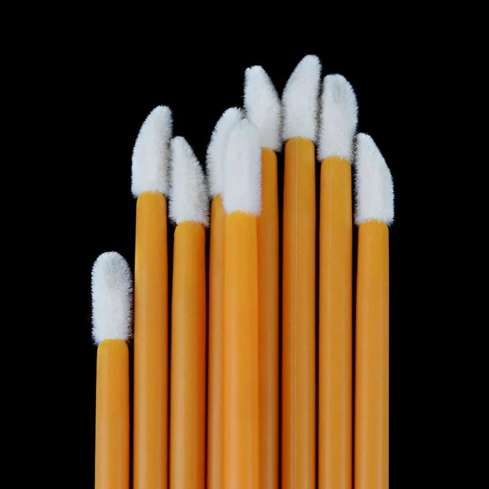 50Pcs Disposable Eyelash Eyebrow Brushes Gloss Swabs Lash Brush Eyeshadow Gloss Mascara Brushes - Glowing Love