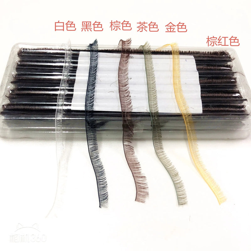 Wholesale 200pcs/lot Doll Accessories Width 6mm,8mm,10mm SD BJD Doll Eyelashes Eyes Lashes For Reborn Doll DIY