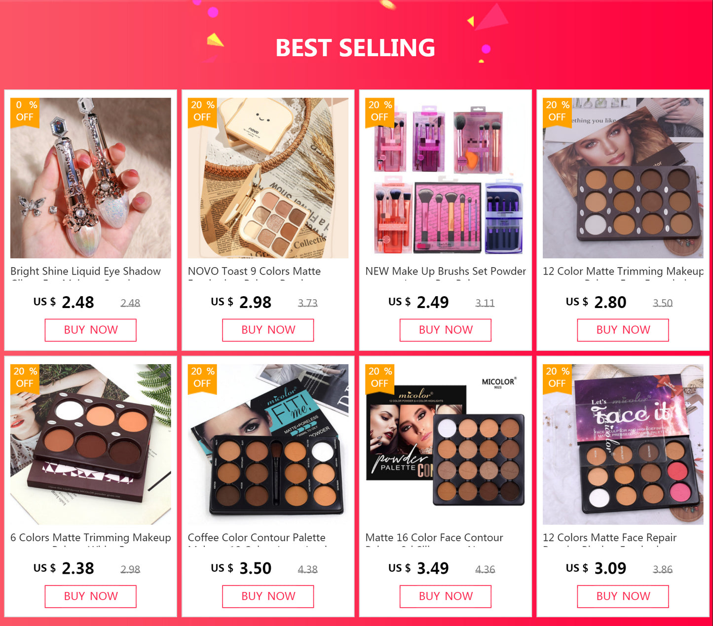 6 Colors Matte Blush Palette Cute Sunburn Makeup Palette Peach Pumpkin Color Lasting Nature Water Proof Quality Female Cosmetic