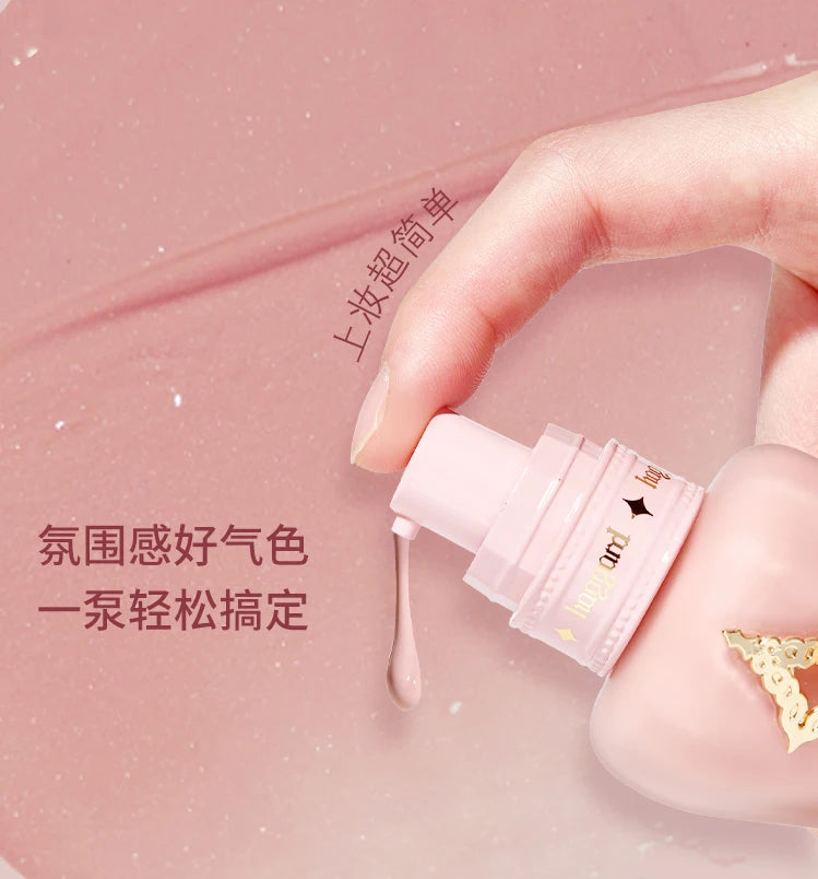 Liquid Blush Makeup - Blendable & Buildable Lightweight Cheek Color Blush Cream Natural Brighten Contouring Korean Cosmetics