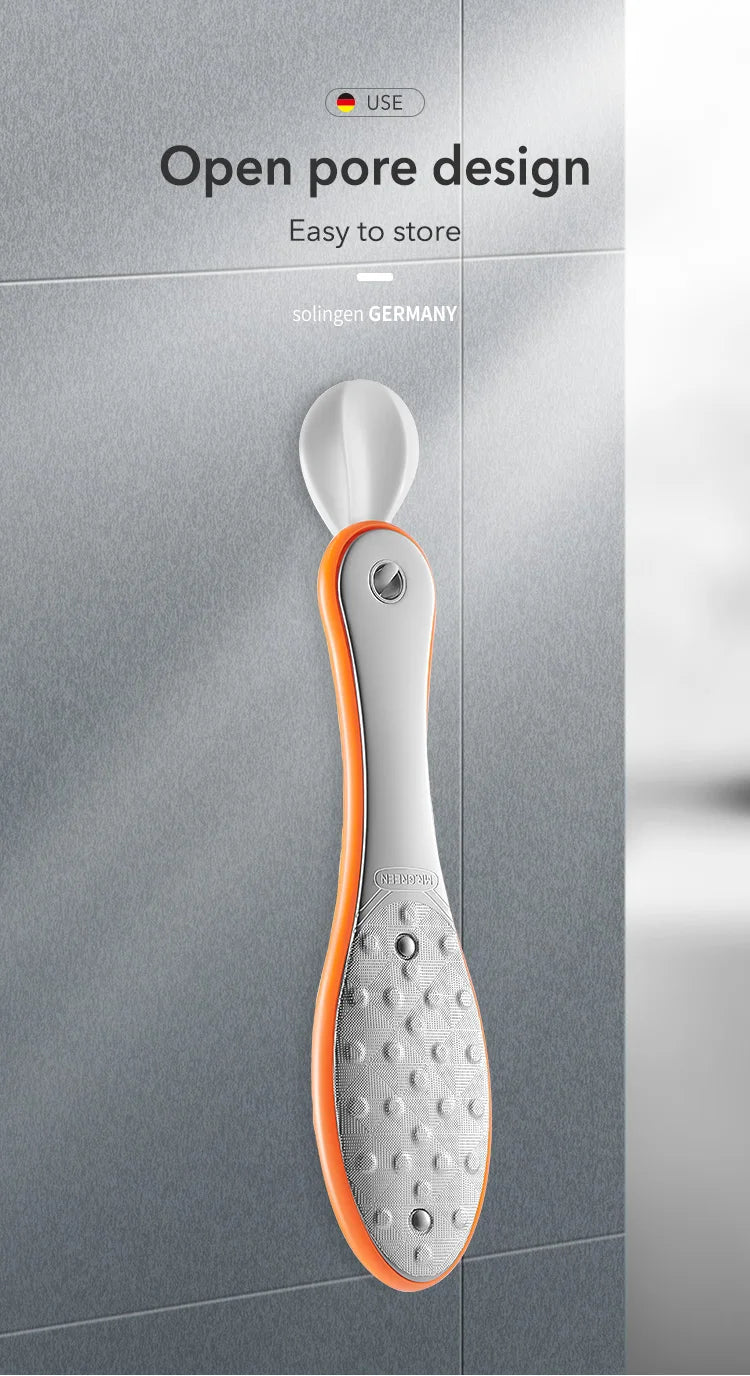 MR.GREEN Double Sided Foot File Pedicure Foot Care Tools Dead Skin Callus Remover Stainless Steel Professional - Glowing Love