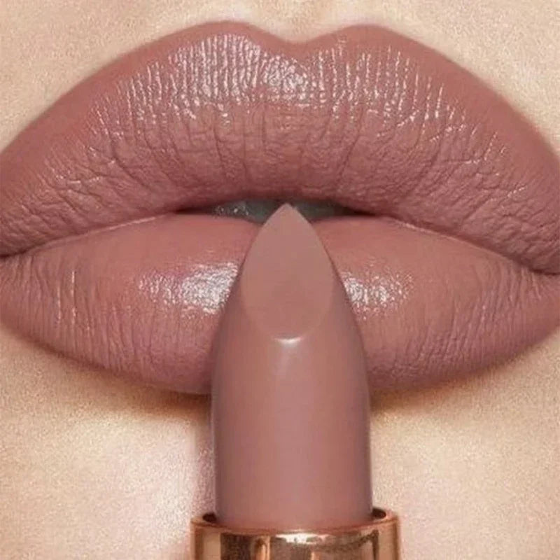 Waterproof Nude Matte Lipsticks Long Lasting Lip Stick Not Fading Sexy Red Pink Velvet Lipsticks Makeup Cosmetic Batom 6 Colors - Glowing Love
