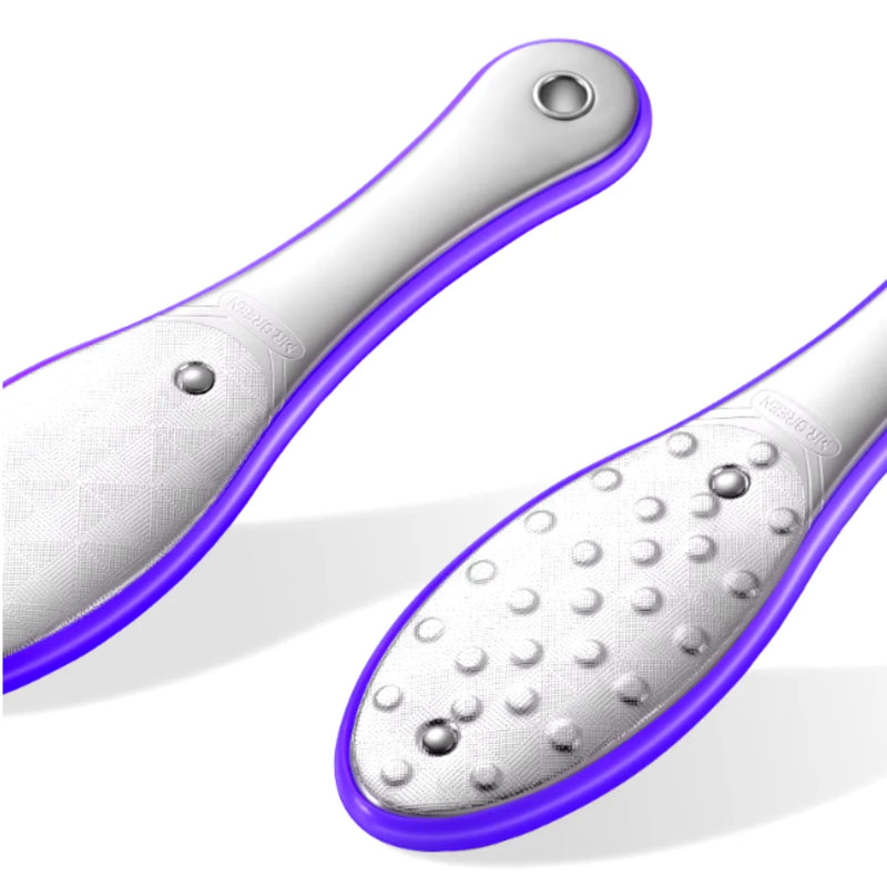 Double Sided Foot File Pedicure Foot Care Tools Dead Skin Callus Remover Stainless Steel Professional