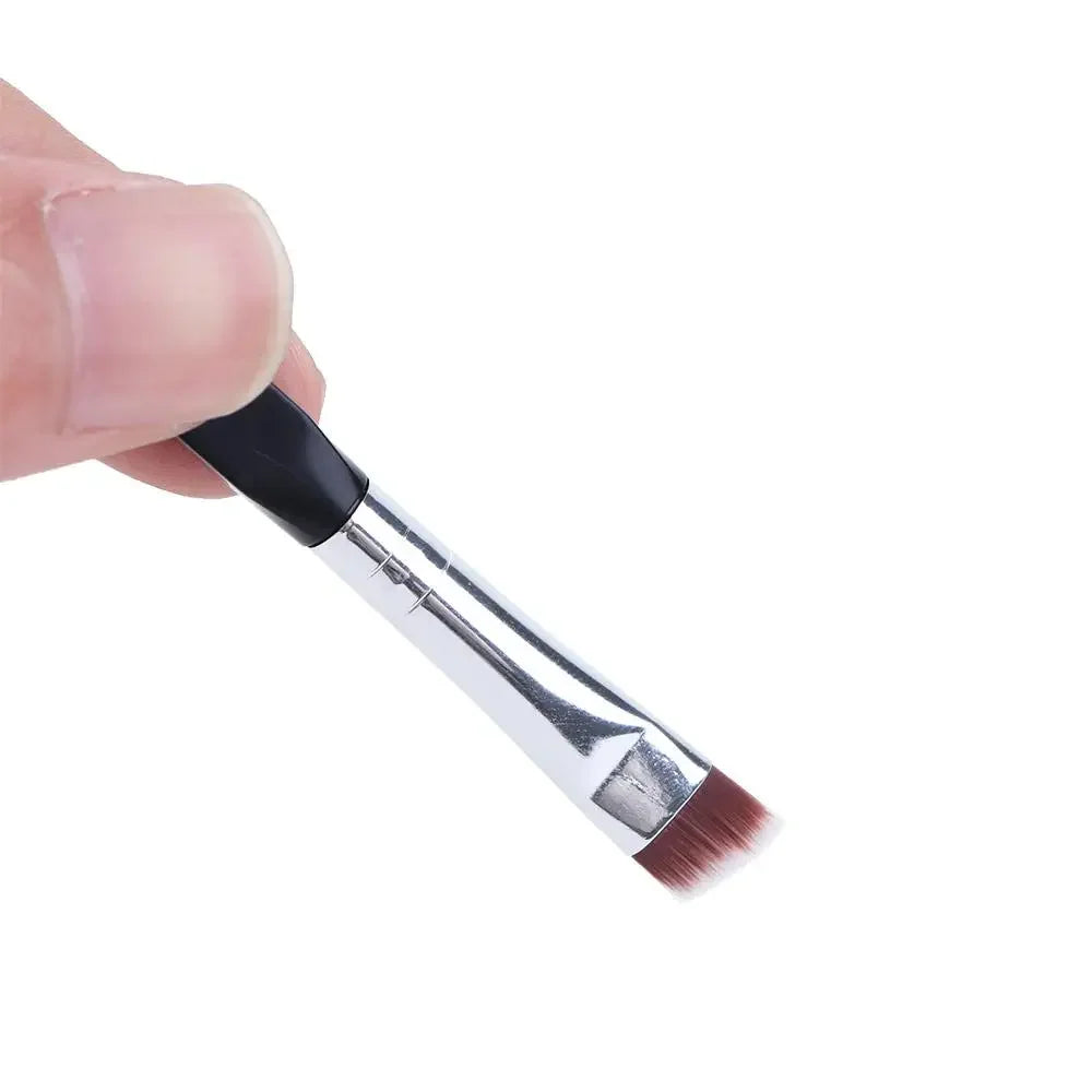 Tool Eyelash Separator Portable  Mascara  Applicator Duo Angled  Eyebrow  Brush Foldable Eyebrow Brush Spoolie Brush lash brush - Glowing Love