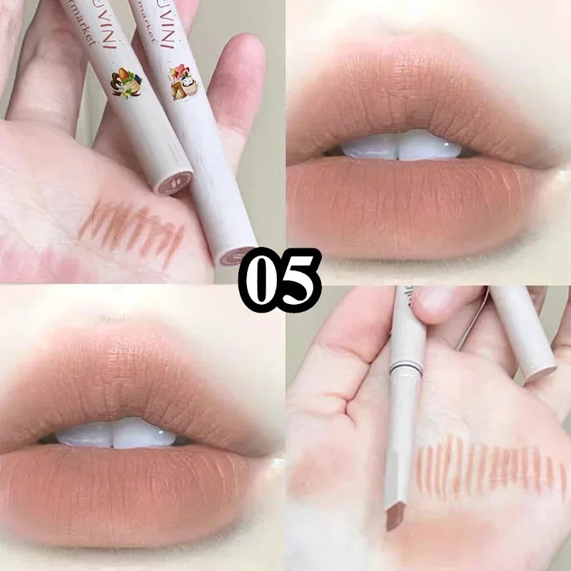 5 Colors Cosmetic Professional Lipliner Waterproof Long-lasting Lady Charming Lip Liner Soft Pencil Contour Makeup Lipsticks - Glowing Love