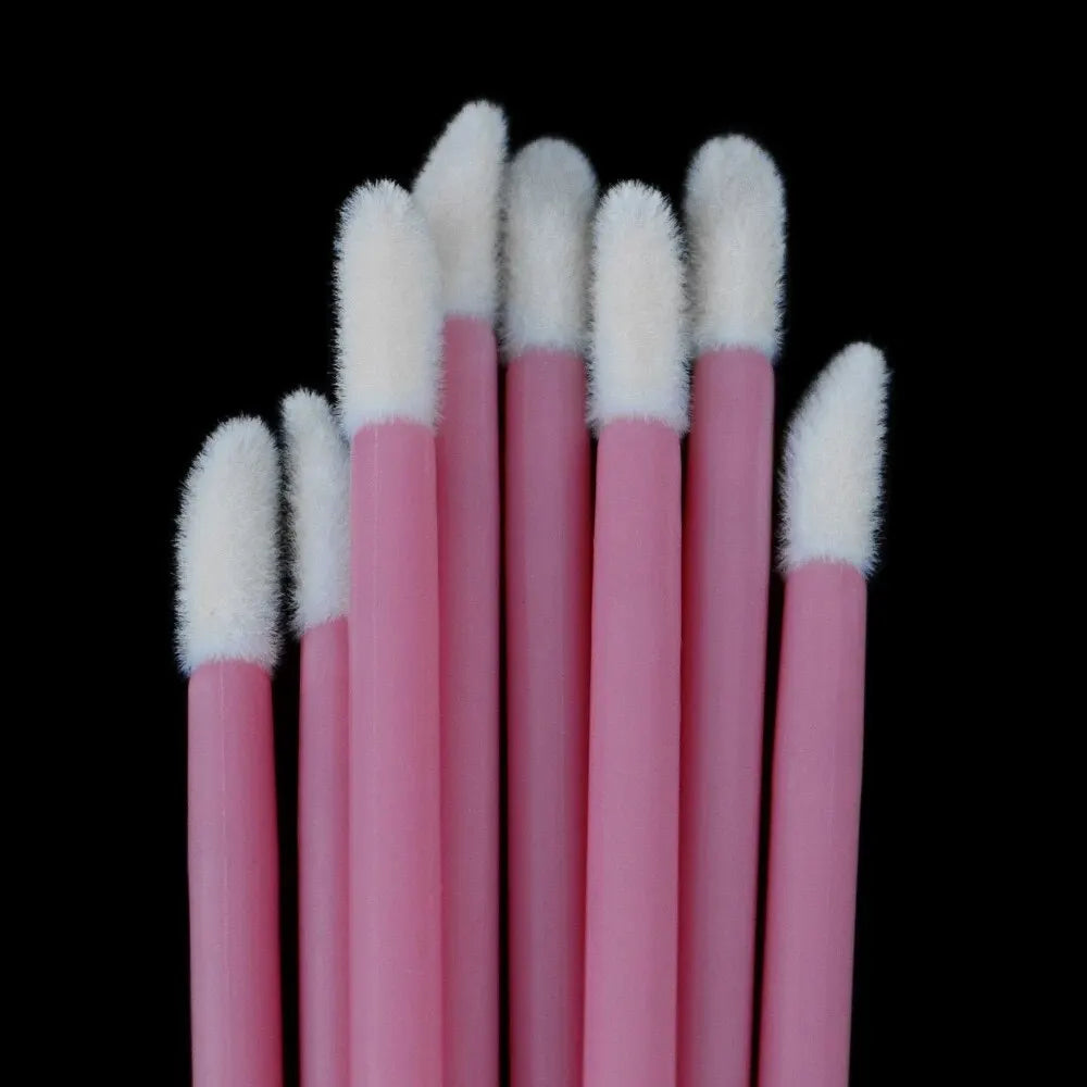 50Pcs Disposable Eyelash Eyebrow Brushes Gloss Swabs Lash Brush Eyeshadow Gloss Mascara Brushes - Glowing Love