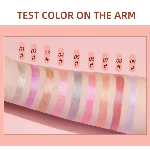15 Colors Glitter Liquid Lipglaze Tint Laser Holographic Lipsticks Cosmetics Shiny Pigment Waterproof Makeup Women Lipglosses
