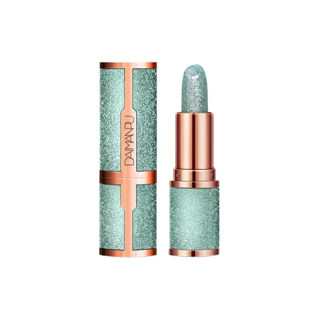 Diamond Temperature Color Changing Glitter Lipsticks Waterproof Longlasting Moisturizing Velvet Matte Lip Tint Sexy Lips Makeups