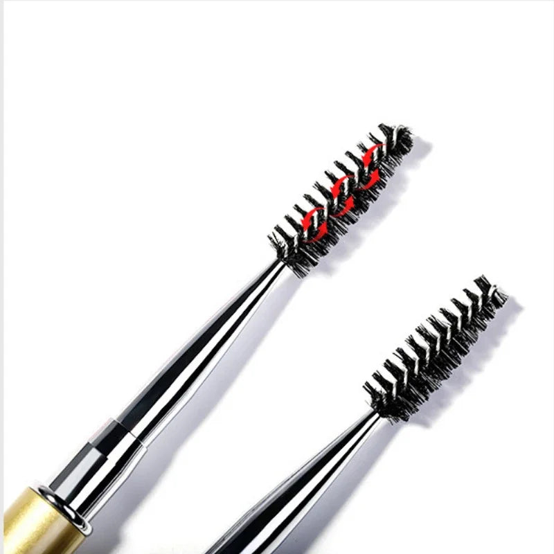 Rhinestone Handle Lash Brush Reusable Eyelash Brushes Mascara Applicator Wand Brushes Eyelash Extension Makeup Tool  Eyelashes - Glowing Love