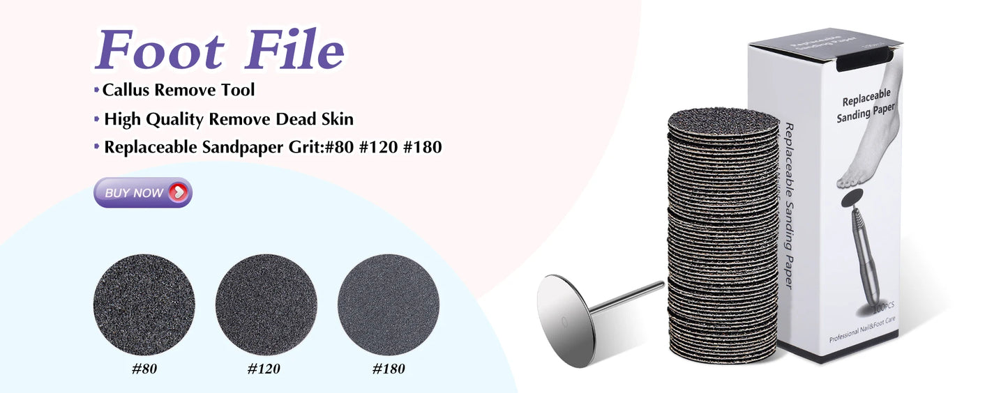 Professional Pedicure Foot File - Reusable Stainless Steel Cracked Skin Corns Callus Remover Feet Rasp - Glowing Love