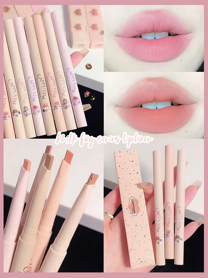 5 Colors Cosmetic Professional Lipliner Waterproof Long-lasting Lady Charming Lip Liner Soft Pencil Contour Makeup Lipsticks - Glowing Love