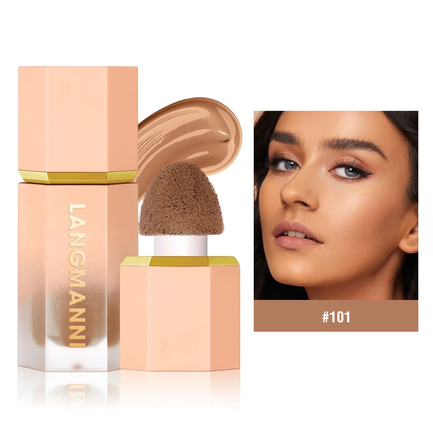Three Color Liquid Contour Liquid Cosmetic Concealer to Enhance the Three-Dimensional Sense of Facial Contour and Keep Fit