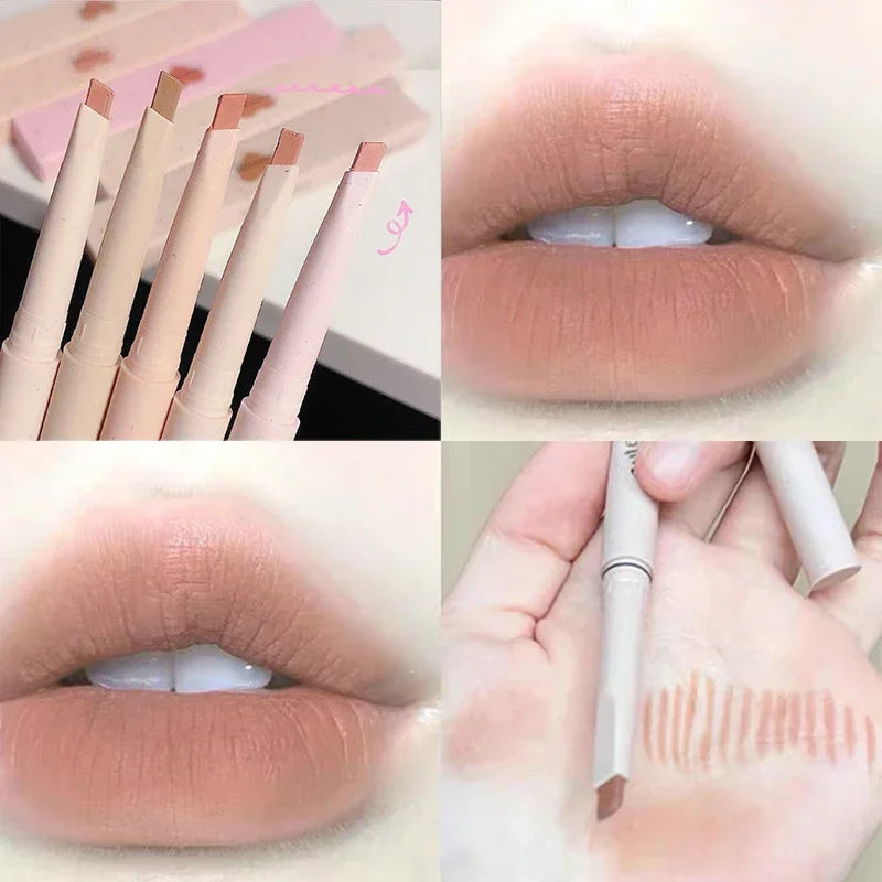 5 Colors Cosmetic Professional Lipliner Waterproof Long-lasting Lady Charming Lip Liner Soft Pencil Contour Makeup Lipsticks - Glowing Love