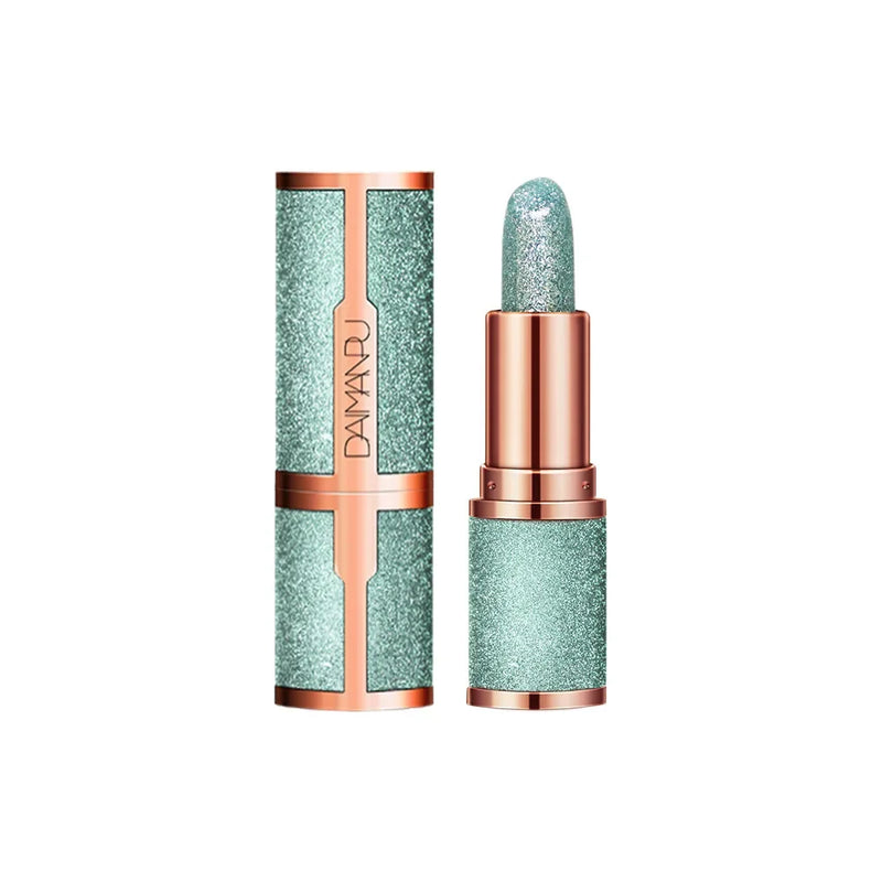 Diamond Temperature Color Changing Glitter Lipsticks Waterproof Longlasting Moisturizing Velvet Matte Lip Tint Sexy Lips Makeups