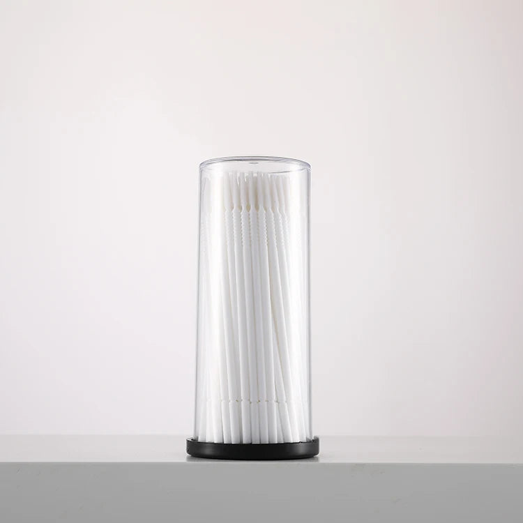 100pcs Long Head White Color Disposable Microbrush Applicator Mini Lash Brush Applicators Microblade Makeup Micro Brushes Tool - Glowing Love