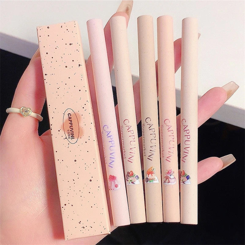 5 Colors Cosmetic Professional Lipliner Waterproof Long-lasting Lady Charming Lip Liner Soft Pencil Contour Makeup Lipsticks - Glowing Love