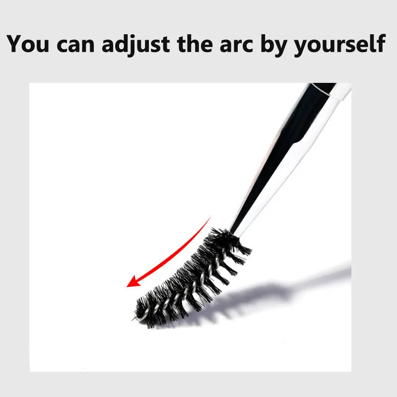 Rhinestone Handle Lash Brush Reusable Eyelash Brushes Mascara Applicator Wand Brushes Eyelash Extension Makeup Tool  Eyelashes - Glowing Love