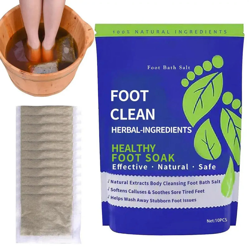 Epsom Salts for Soaking Feet 10pcs Organic Foot Softening Soak Pedicure Foot Soak Feet Spa Soak Pedicure Foot Spa Products