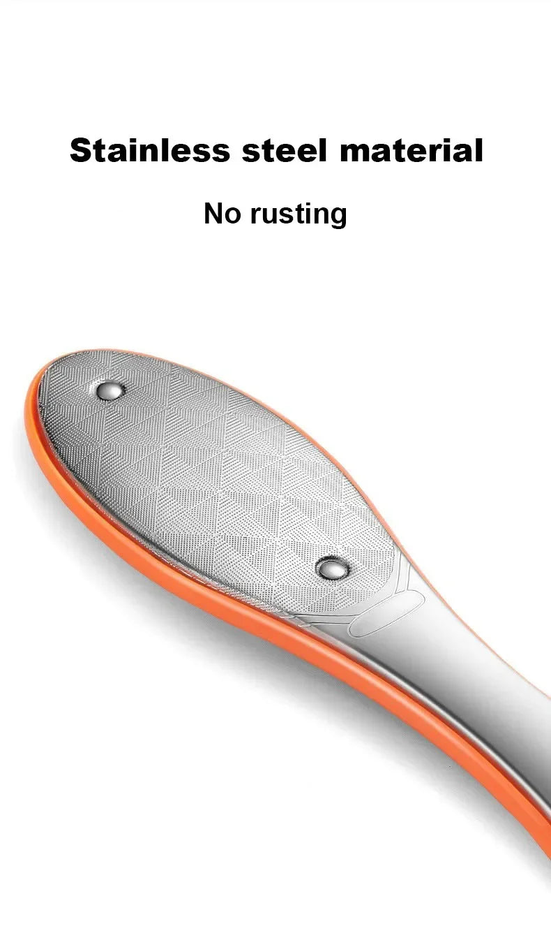 Double Sided Foot File Pedicure Foot Care Tools Dead Skin Callus Remover Stainless Steel Professional - Glowing Love