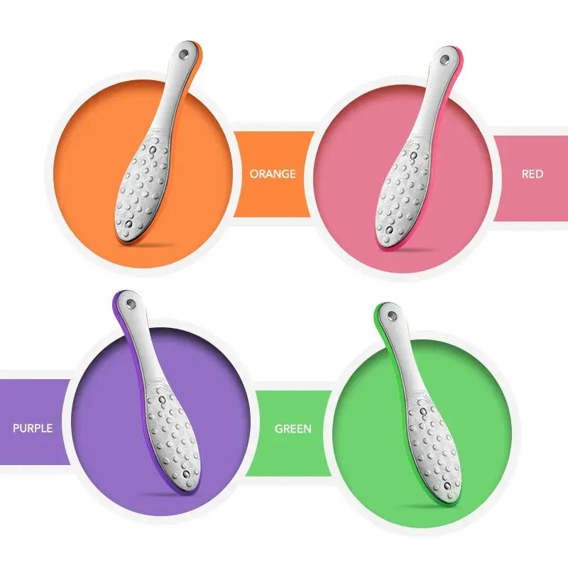 MR.GREEN Double Sided Foot File Pedicure Foot Care Tools Dead Skin Callus Remover Stainless Steel Professional - Glowing Love
