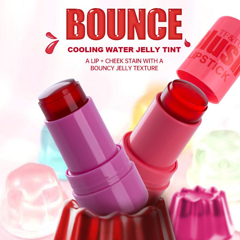 Blush & Lipstick 2-in-1 – Jelly Tint for Lips, Cheeks & Eyes - Glowing Love