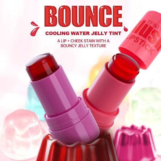 Blush & Lipstick 2-in-1 – Jelly Tint for Lips, Cheeks & Eyes - Glowing Love