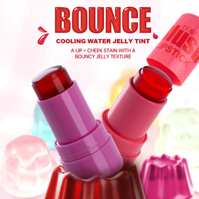 Blush & Lipstick 2-in-1 – Jelly Tint for Lips, Cheeks & Eyes - Glowing Love