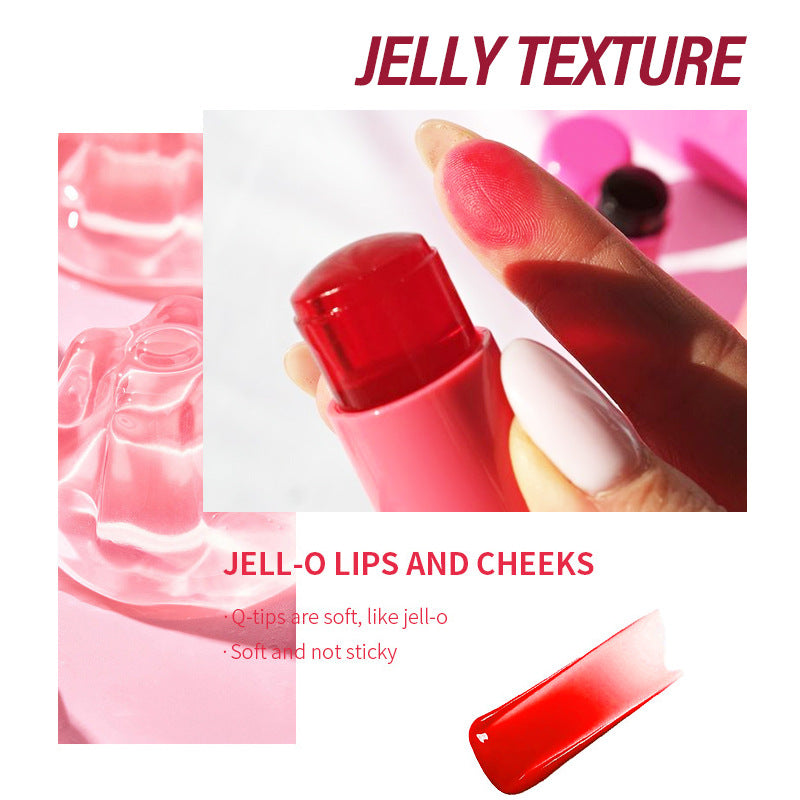 Blush & Lipstick 2-in-1 – Jelly Tint for Lips, Cheeks & Eyes - Glowing Love
