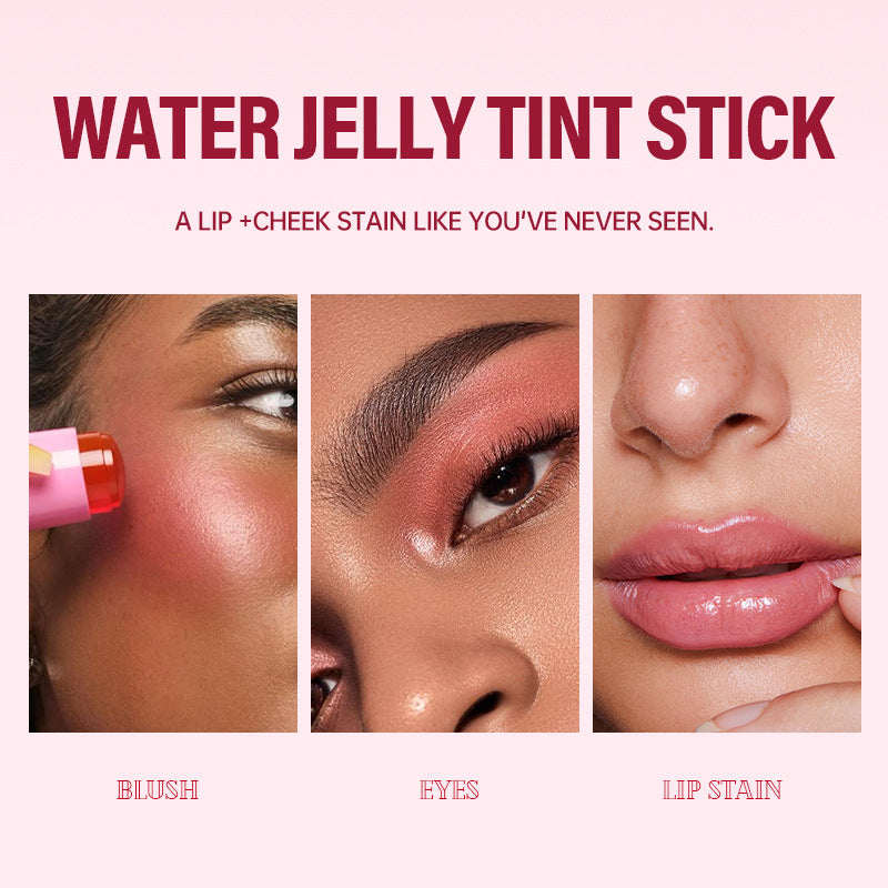 Blush & Lipstick 2-in-1 – Jelly Tint for Lips, Cheeks & Eyes - Glowing Love