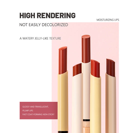 High-Gloss Lip Lacquer – Jelly Shine & Long-Lasting Color - Glowing Love