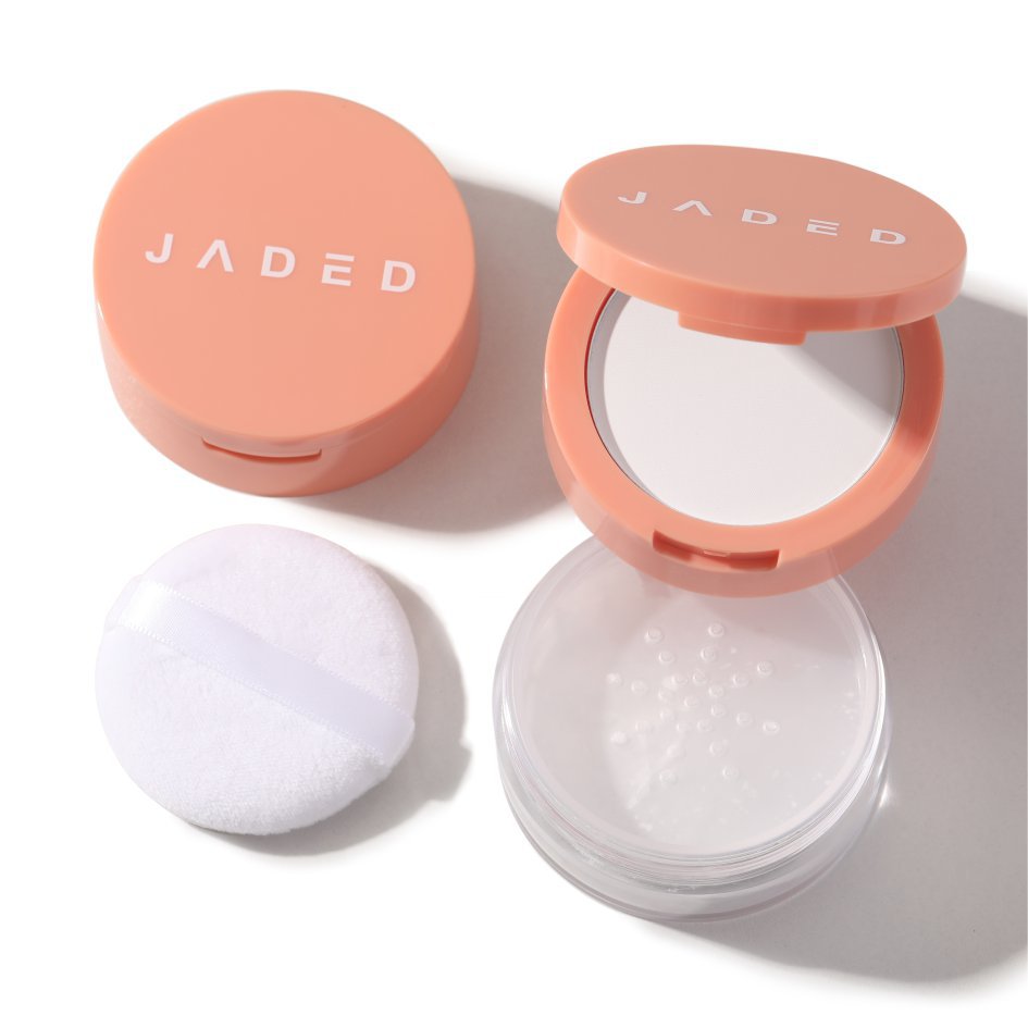 Two-in-One Correcting Powder Duo – Compact Loose Finish - Glowing Love