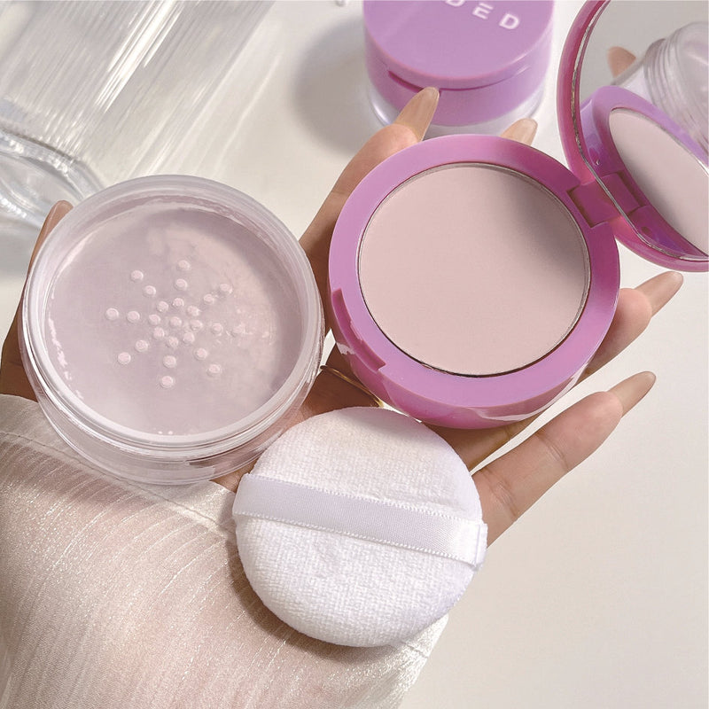 Two-in-One Correcting Powder Duo – Compact Loose Finish
